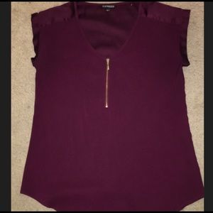 Express XL Maroon blouse